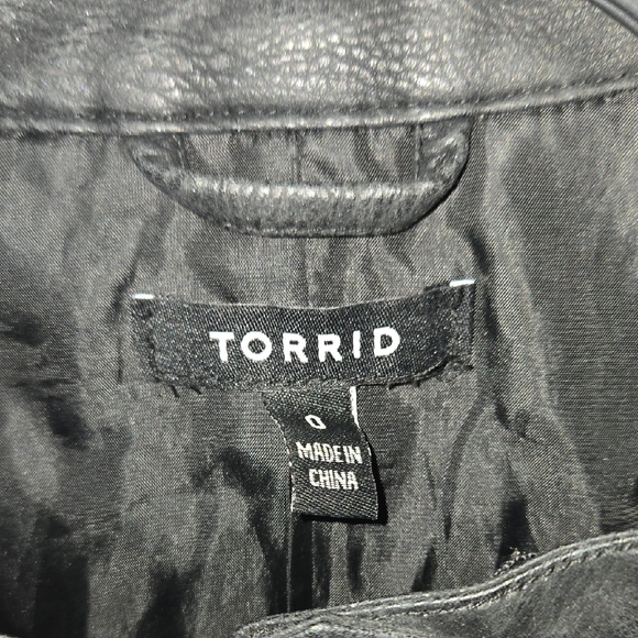 Torrid Black "Leather" Jacket for Women - Picture 4 of 6